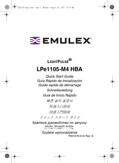 Emulex LIGHTPULSE LPe1105-M4 HBA Guia De Inicio Rapido