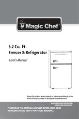 Magic Chef HMCR320BE Manual Del Usuario