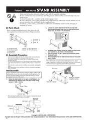 Roland KSC-42 Manual De Instrucciones