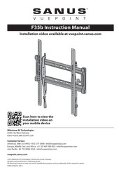 Sanus VuePoint F35b Manual De Instrucciones