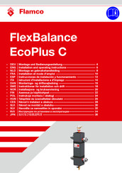 flamco FlexBalance EcoPlus C 1 1/2 Instrucciones De Instalación Y Funcionamiento