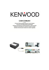 Kenwood CAW-COMUN1 Manual De Instrucciones