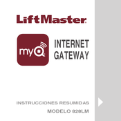 LiftMaster 828LM Instrucciones Resumidas