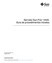 Sun Fire V445 Guía De Procedimientos Iniciales