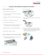 HP LaserJet Managed E50145dn Guía De Uso Rápido