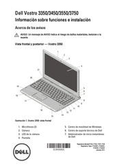 Dell Vostro 3350 Información Sobre Funciones E Instalación