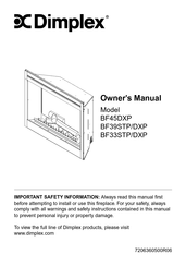 Dimplex BF45DXP Manual Del Propietário