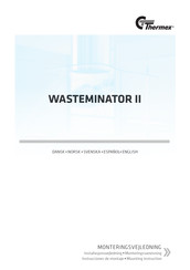 THERMEx WASTEMINATOR II Instrucciones De Montaje