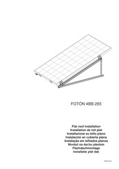 baxiroca FOTÓN 4BB-265 Instrucciones De Instalación