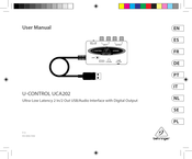 Behringer U-CONTROL UCA202 Manual Del Usuario