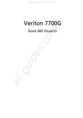 Acer Veriton 7700G Guia Del Usuario