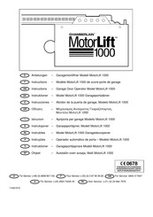 Chamberlain MotorLift 1000 Manual De Instrucciones