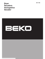 Beko DV 1160 Manual Del Usuario