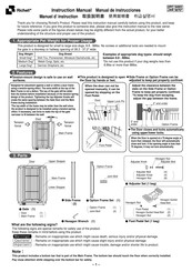 Richell 4973655 98797-1 Manual De Instrucciones