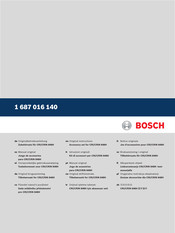Bosch CRI Manual Original