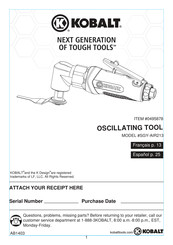 Kobalt 0495878 Manual Del Usuario