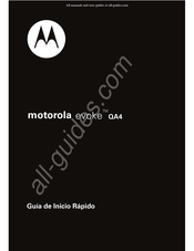 Motorola Evoke QA4 Guia De Inicio Rapido