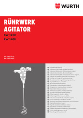 Würth RW 1010 Traducción Del Manual De Instrucciones De Servicio Original