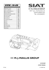 M.J. MALLIS GROUP SIAT GTH 25 Instrucciones