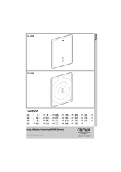 Grohe Tectron 38 698 Manual De Instrucciones