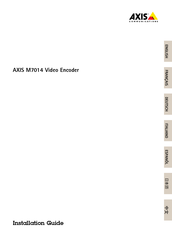 Axis M7014 Guia De Instalacion