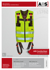 ABS Safety ABS ComfortVest Manual De Instalación