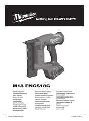 Milwaukee M18 FNCS18GS-0X Manual Original