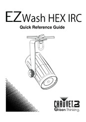 Chauvet DJ EZWash HEX IRC Guía De Referencia Rápida