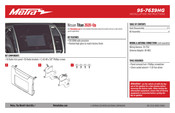 Metra 95-7639HG Instrucciones De Instalación