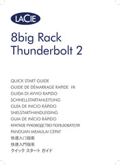 LaCie 8big Rack Thunderbolt 2 Guia De Inicio Rapido