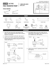 Uline H-7193 Manual De Instrucciones