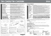 Epson TM-C3400 Inicio Aquí