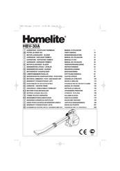 Homelite HBV-30A Manual De Utilización