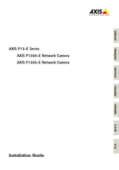 Axis P13-E Serie Guia De Instalacion