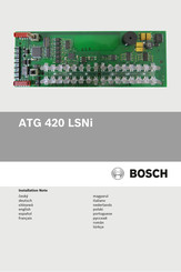 Bosch ATG 420 LSNi Nota De Instalación