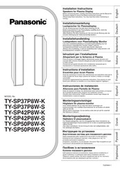 Panasonic TY-SP37P8W-K Instrucciones De Instalación