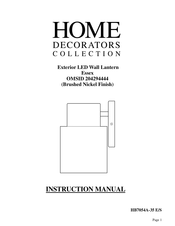 Home Decorators Collection OMSID 204294444 Manual De Instrucciones