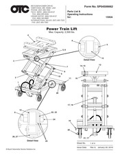 OTC 1595A Lista De Piezas E Instrucciones De Operación