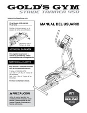 Gold's Gym STRIDE TRAINER 450 Manual Del Usuario