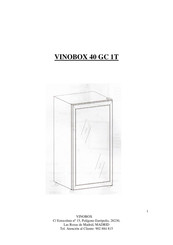 Vinobox 40 GC 1T Manual De Instrucciones