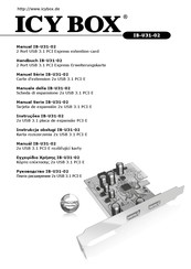 ICY BOX IB-U31-02 Manual