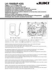 JUKI IP-420 Instalación