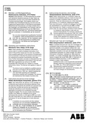 ABB CT-S Serie Instrucciones De Servicio Y De Montaje