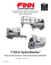 Finn T120-II HydroSeeder Manual De Piezas E Instrucciones Del Operador