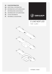 Trilux E-LINE NEXT LED 7650IP+LLWS IR MICRO HD L37 Informacion Suplementaria