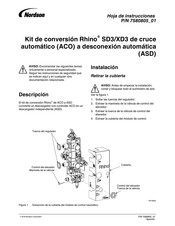 Nordson Rhino SD3 Hoja De Instrucciones