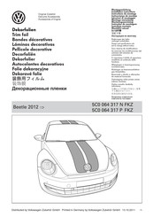 Volkswagen Zubehör 5C0 064 317 N FKZ Instrucciones De Montaje