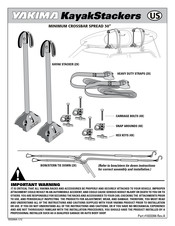 Yakima KayakStackers Guia De Inicio Rapido