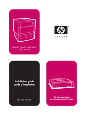 HP Color LaserJet 4500 Serie Manual Del Usuario