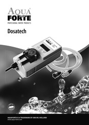 AQUA FORTE DosaTech Manual De Instrucciones